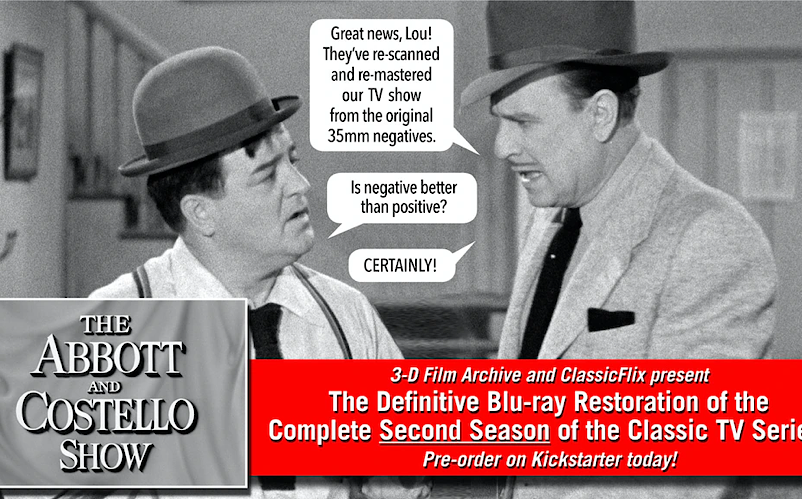 Abbott u0026 Costello Show Season 2 Restored Kickstarter - IT CAME FROM THE  BOTTOM SHELF!